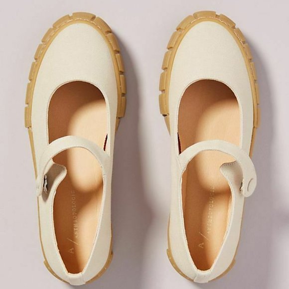 Anthropologie Kiki Platform Mary Jane Flats - Picture 2 of 4